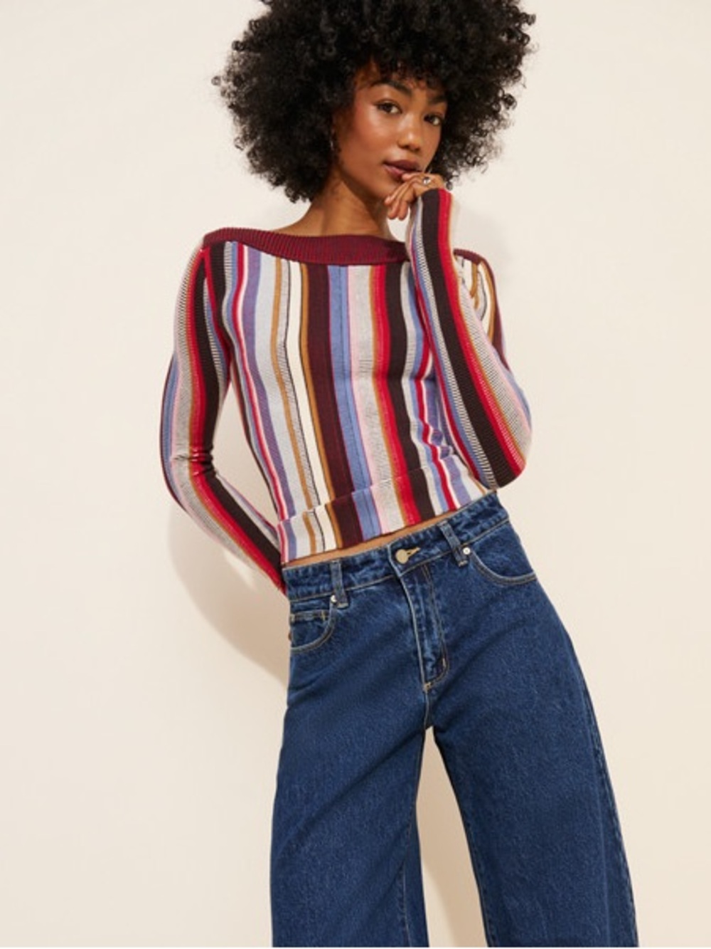 Steve Madden Striped Sweater